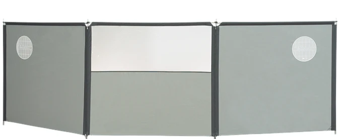 Isabella Windscherm Flex 3 Delig - Grey 3 Isabella Windscherm Flex 3 Delig - Grey