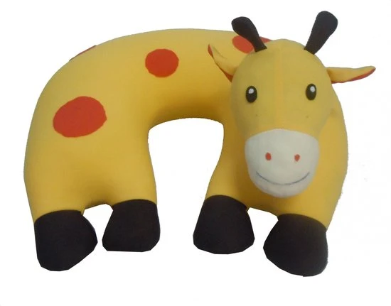 Cuddlebug Nekkussen Giraffe - Geel 3 Cuddlebug Nekkussen Giraffe - Geel