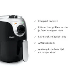 Tristar Airfryer Mini Crispy 2Ltr 1000W 7 Tristar Airfryer Mini Crispy 2Ltr 1000W -Beste Kampeer Winkel FR 6980 431 online NL