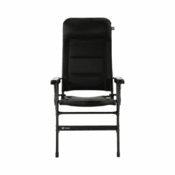 Travellife Stoel Barletta Comfort L Zwart -Beste Kampeer Winkel Gimeg Stoel Barletta Comfort L Zwart voorkant