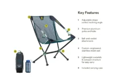 Nemo Moonlite Reclining Camp Chair - Lagoon 17 Nemo Moonlite Reclining Camp Chair - Lagoon -Beste Kampeer Winkel Nemo Moonlite Reclining Camp Chair Lagoon 8