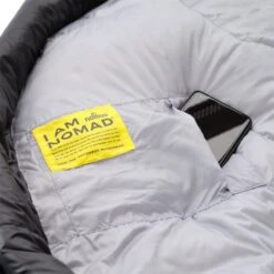 Nomad Mummy Slaapzak Fornax 480 (L) - Black -Beste Kampeer Winkel Nomad Mummy Slaapzak Fornax 480 L Black opbergvak