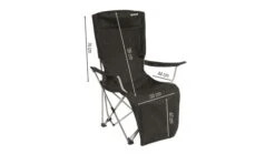 Outwell Vouwstoel Catamarca Lounger - Black -Beste Kampeer Winkel Outwell Catamarca Lounger Black Afmetingen
