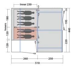Outwell Tent Virginia 5 Air TC 18 Outwell Tent Virginia 5 Air TC -Beste Kampeer Winkel Outwell Tent Virginia 5 Air TC 9