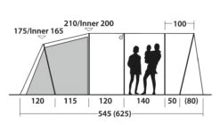 Outwell Tunneltent Denver 5 -Beste Kampeer Winkel Outwell Tunneltent Denver 5 10