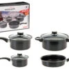 Redcliffs Outdoor Pannenset 7Dlg Met Non Stick -Beste Kampeer Winkel PANNENSET 7DLG MET NON STICK