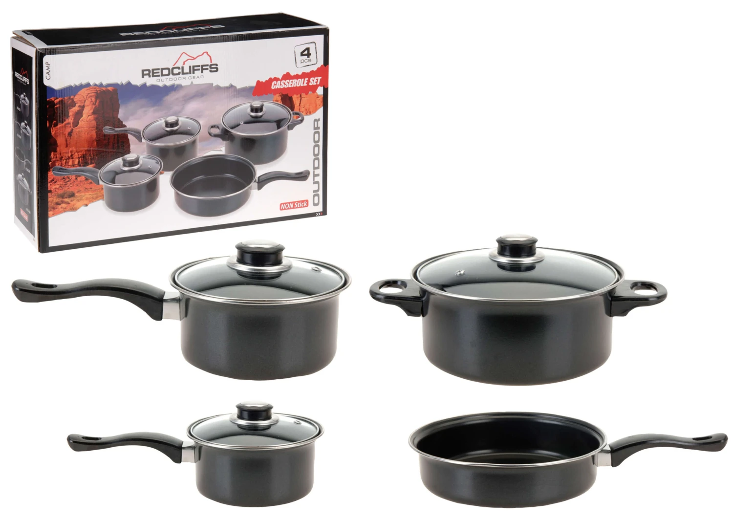 Redcliffs Outdoor Pannenset 7Dlg Met Non Stick 3 Redcliffs Outdoor Pannenset 7Dlg Met Non Stick