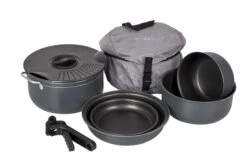 Bo-Camp Pannenset Camping 7-Dlg Alu/Gec -Beste Kampeer Winkel PannensetCamping7deligalugec overzicht