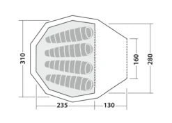 Robens Tent Green Cone PRS 10 Robens Tent Green Cone PRS -Beste Kampeer Winkel Robens Green Cone plattegrond