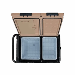 Steamy-E Dual Zone Roller (45L) Uitschuifb Handvat Beige 9 Steamy-E Dual Zone Roller (45L) Uitschuifb Handvat Beige -Beste Kampeer Winkel Steamy E Dual Zone Roller 49 liter beige 4 2