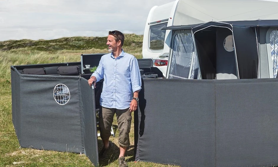 Isabella Windscherm Deur Deel, 120 Cm, Mega - Granite 3 Isabella Windscherm Deur Deel, 120 Cm, Mega - Granite