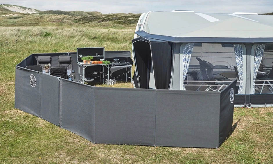 Isabella Windscherm Deur Deel, 120 Cm, Mega - Granite 4 Isabella Windscherm Deur Deel, 120 Cm, Mega - Granite - Afbeelding 2