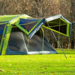 Zempire Evo TXL Luifel Set V2 - Charcoal Green -Beste Kampeer Winkel Zempire Evo TXL Awning Wall Buiten Luifel Open