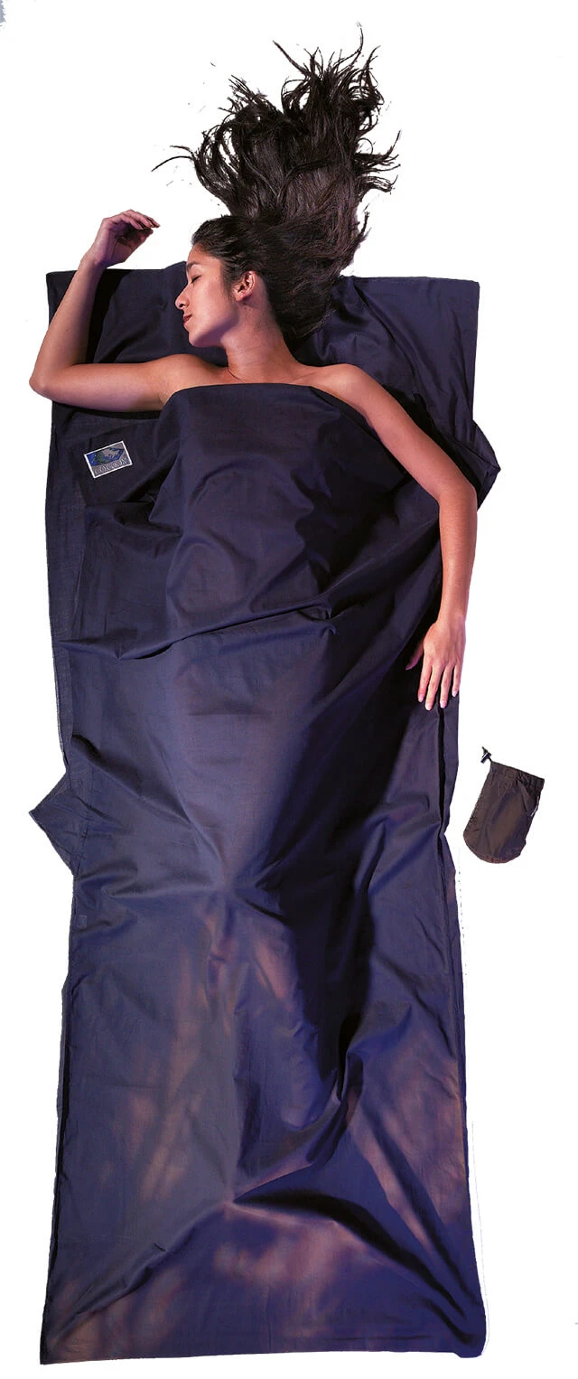 Cocoon Travelsheet 100% Egyptian Cotton - Tuareg 4 Cocoon Travelsheet 100% Egyptian Cotton - Tuareg - Afbeelding 2