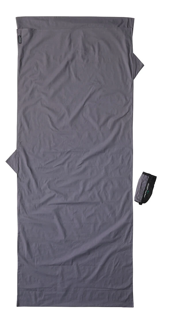 Cocoon Travelsheet 100% Cotton - Elephant Grey 3 Cocoon Travelsheet 100% Cotton - Elephant Grey