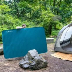 Exped Megamat Duo LW+ Cypress -Beste Kampeer Winkel exped megamat duo lw cypress in gebruik