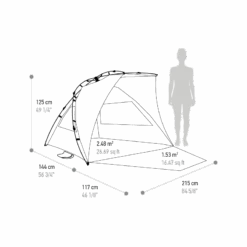 Terra Nation Strandtent Hare Kohu Plus RPET - Bleu -Beste Kampeer Winkel reka plus 2