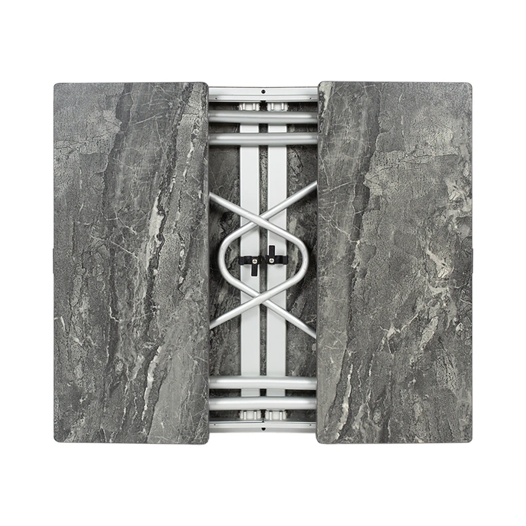 Travellife Trafellife Sorrento Tafel Uitschuifbaar Honeycomb Dark Grey 80/110/140 Cm 4 Travellife Trafellife Sorrento Tafel Uitschuifbaar Honeycomb Dark Grey 80/110/140 Cm - Afbeelding 2